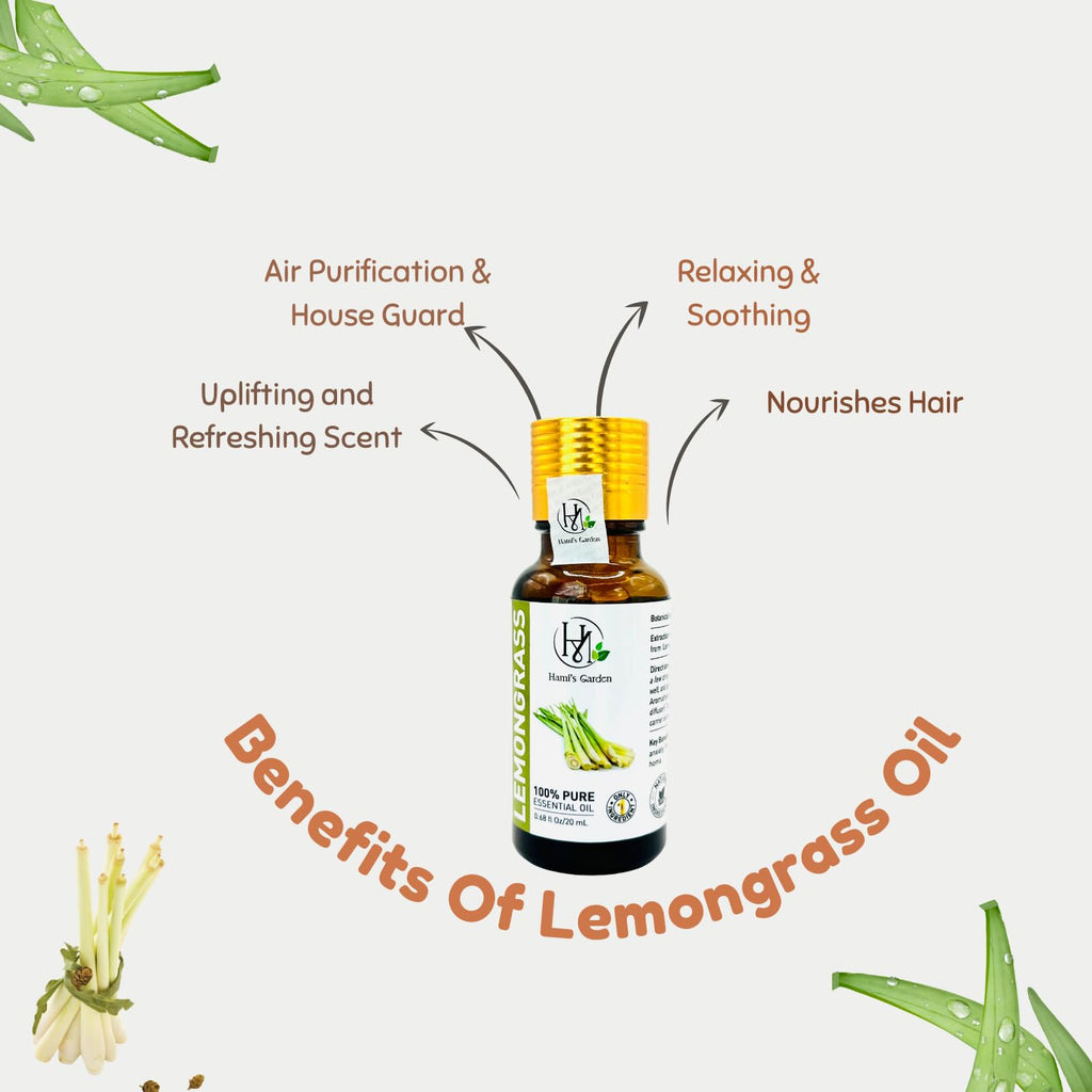 Lemongrass Essential Oil – 0.68 fl Oz/20 mL