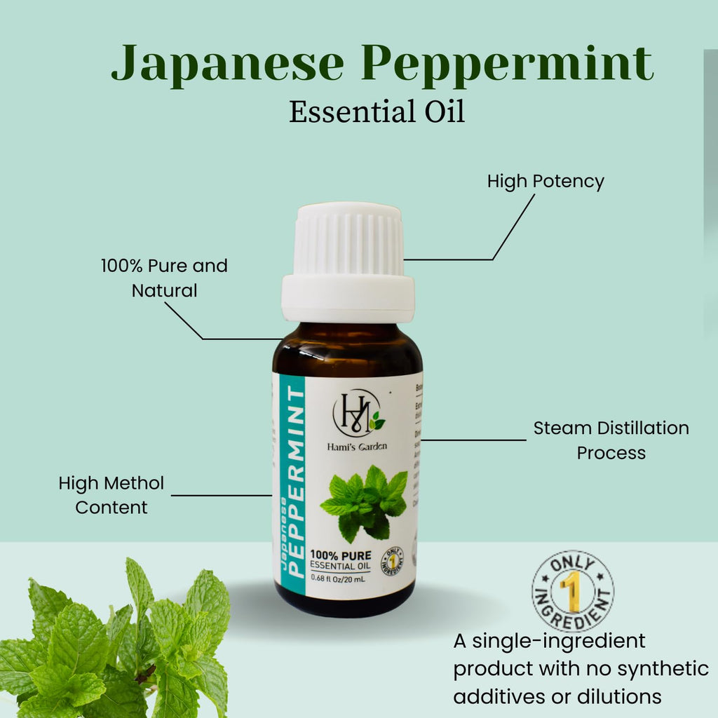 Japanese Peppermint Essential Oil – 0.68 fl Oz/20 mL